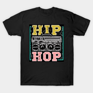 Street style for hip hop with big boombox T-Shirt